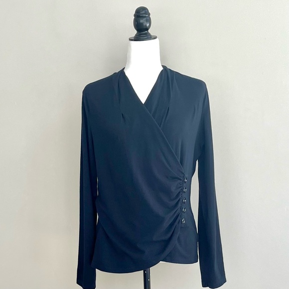 Jones New York Signature black shirt - Picture 1 of 8